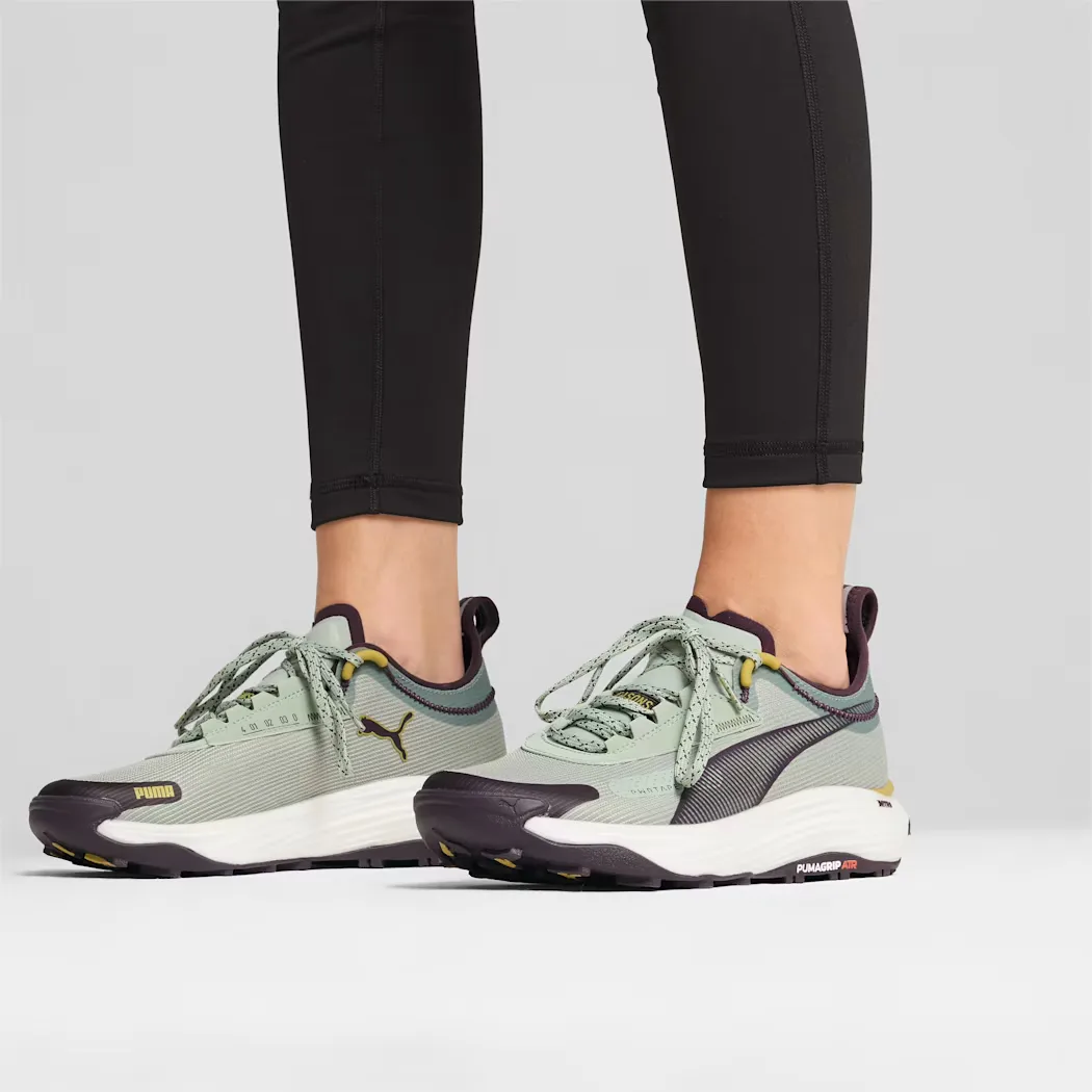 Puma Voyage Nitro 3 Tech Wns Green Fog-midnight Plum-golden Fog