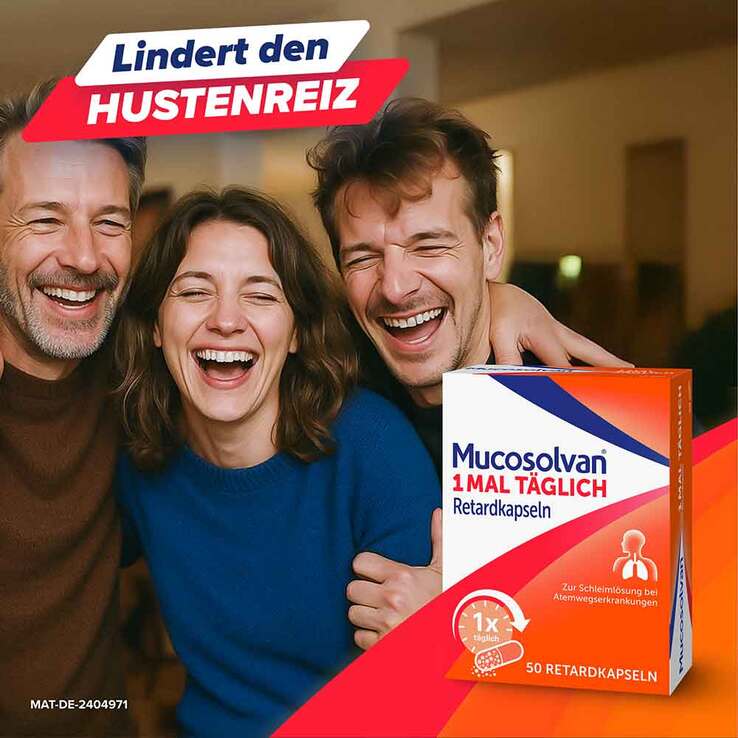 Mucosolvan 1x täglich Retardkapseln, 50 St