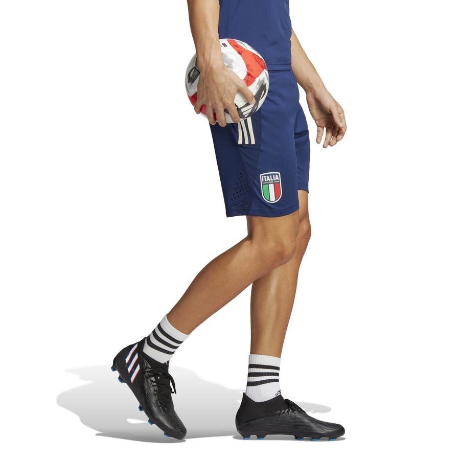 Italie Short d'Entraînement Tiro 23 Pro - Bleu Marine/Blanc