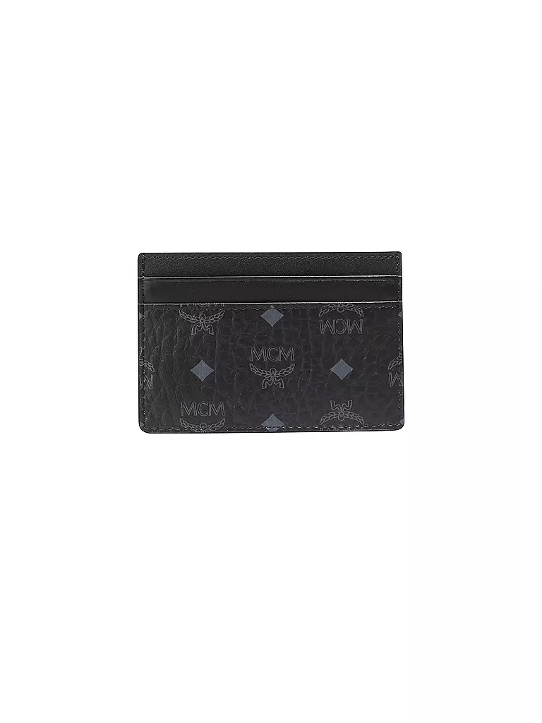 MCM Ausweisetui - Kartenhalter Visetos Original Card Case Mini schwarz