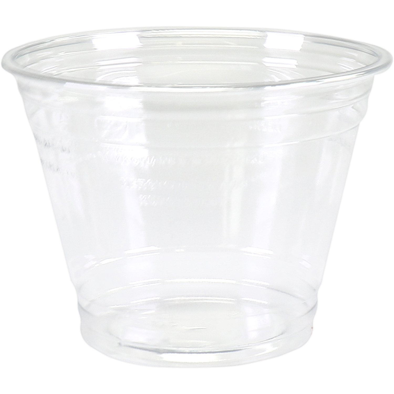 Sapbeker, Gerecycled PET, 200ml, 9oz, 73mm, transparant