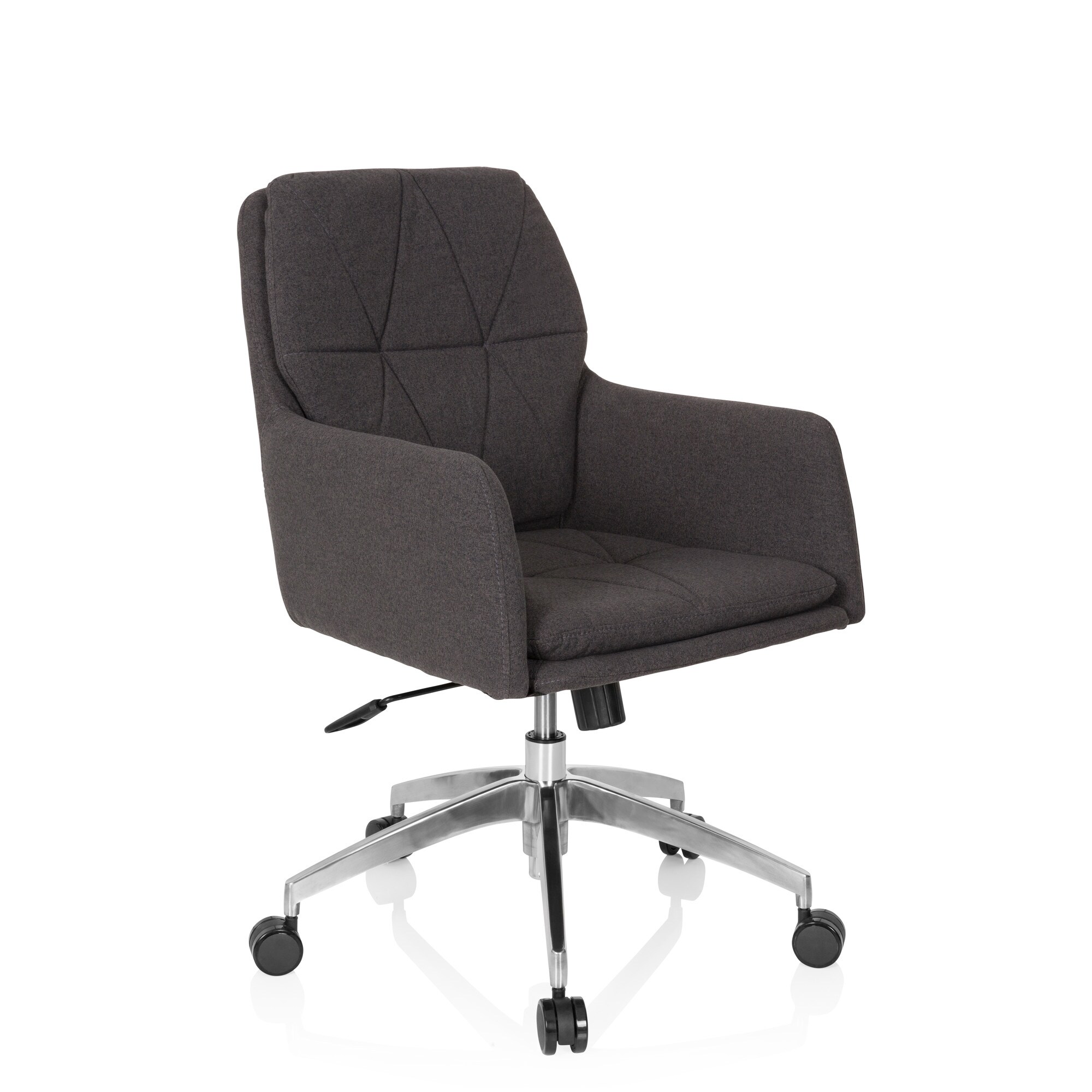 Home Office Bürostuhl SHAKE 350 Stoff mit Armlehnen hjh OFFICE