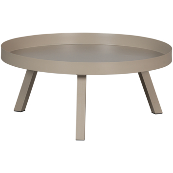 WOOOD bijzettafel tuin Sunny grijs metaal ø 80 cm