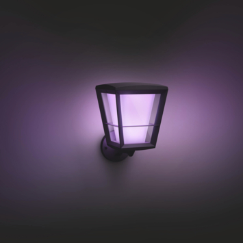 Philips Hue muurlamp zwart - wit en gekleurd licht 15W - omhoog