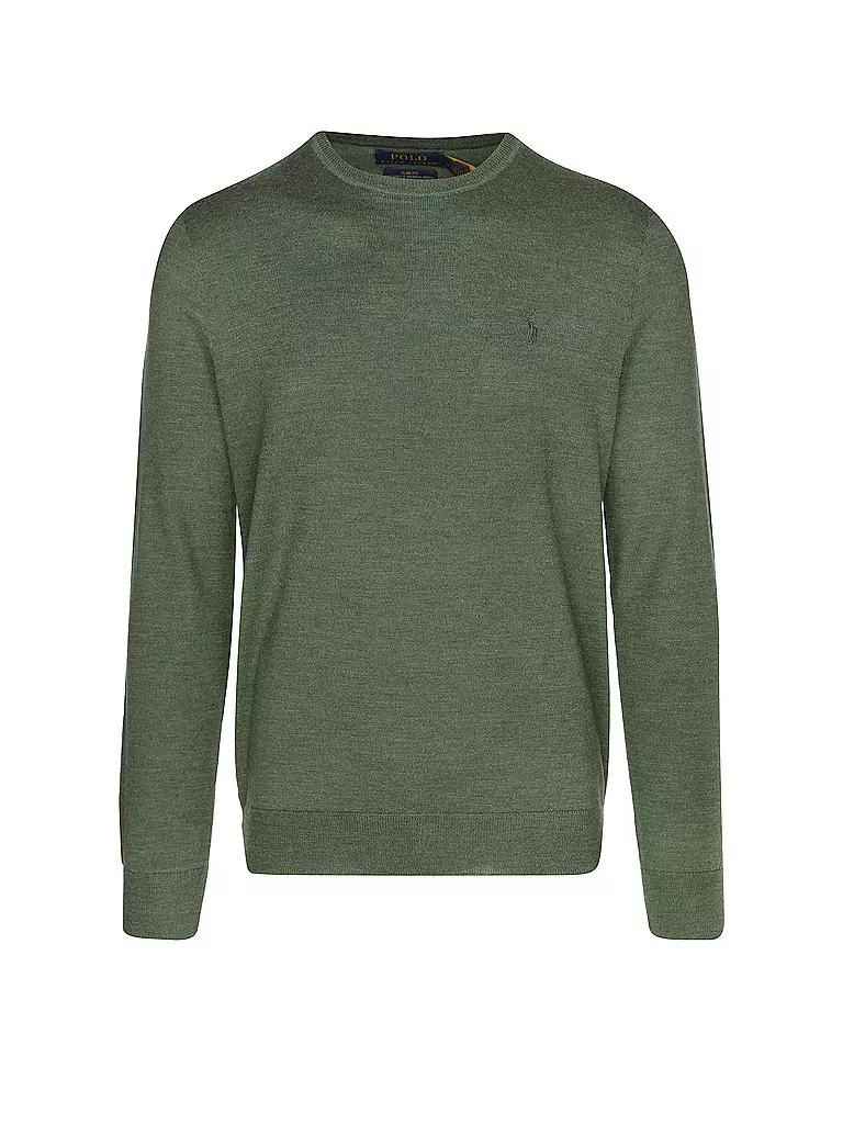 POLO RALPH LAUREN Pullover Slim Fit olive