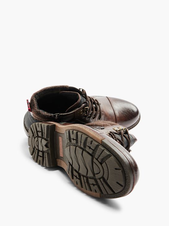 AM SHOE Schnür-Stiefelette Braun