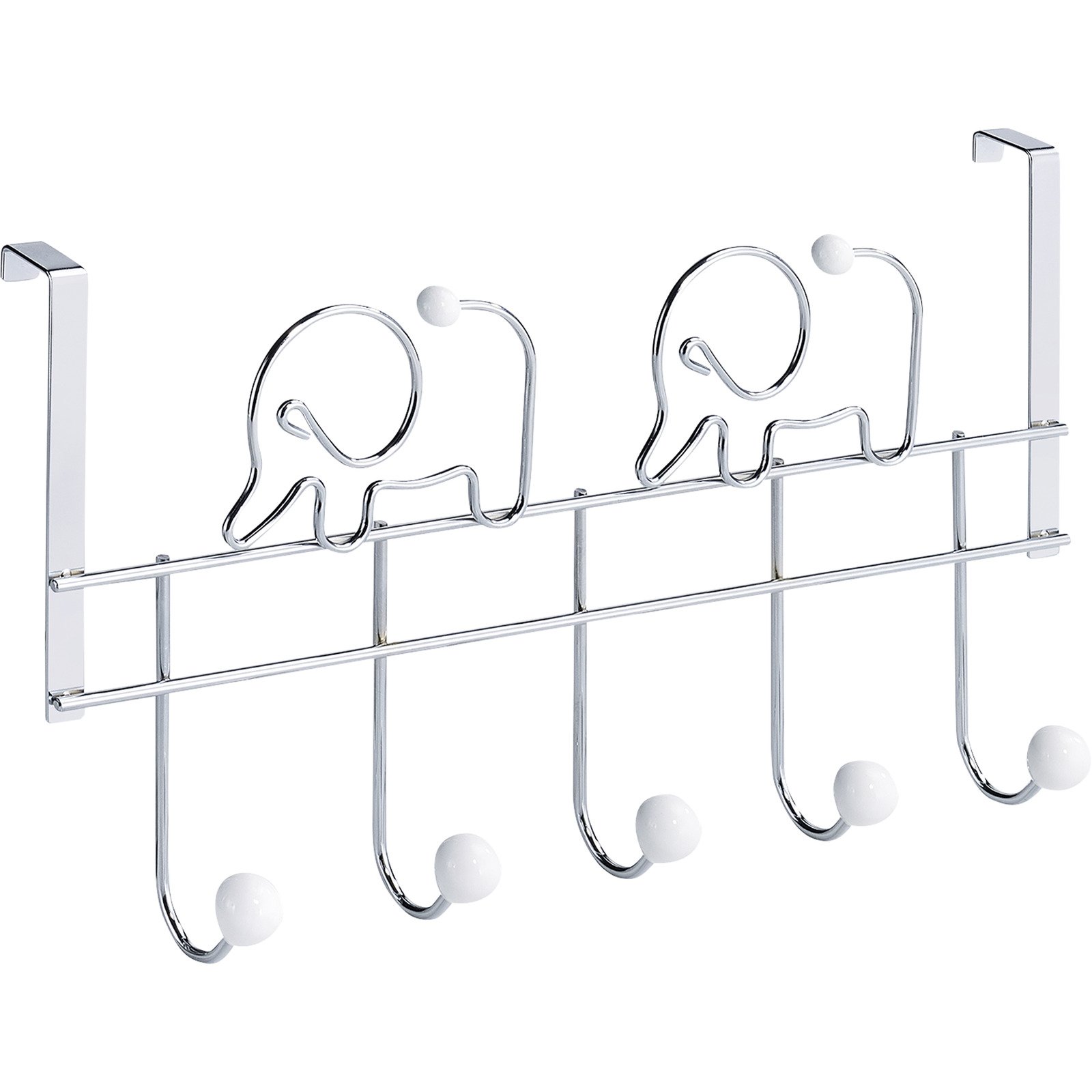 Türgarderobe Elefant 45, Metall chromfarben