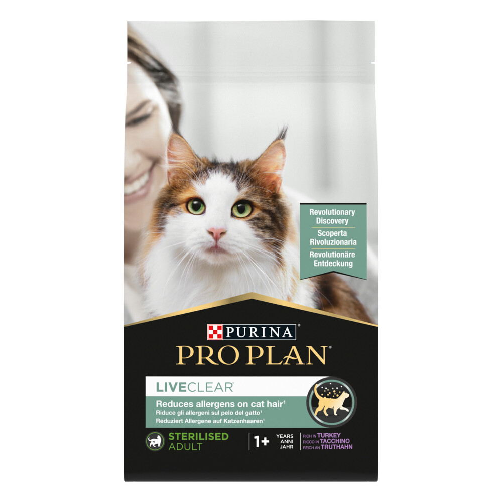 Pro Plan LiveClear Sterilised Adult Kalkoen1,4 kg
