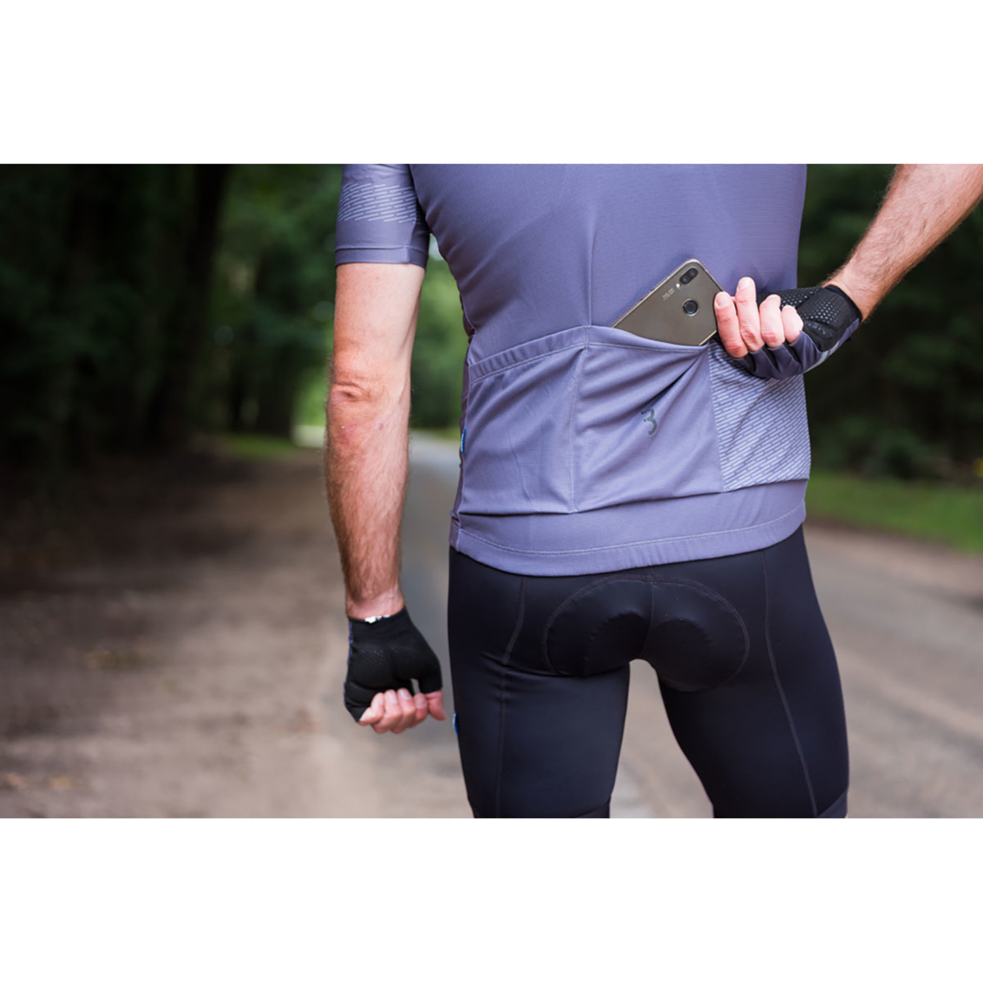 BBB Cycling BBW-407 ComfortFit 2.0 Fietsshirt Korte Mouwen Grijs Heren