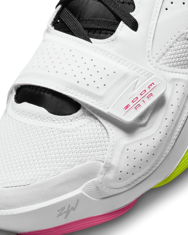 Chaussures de basket Nike Zion 2 Blanc & Noir pour homme