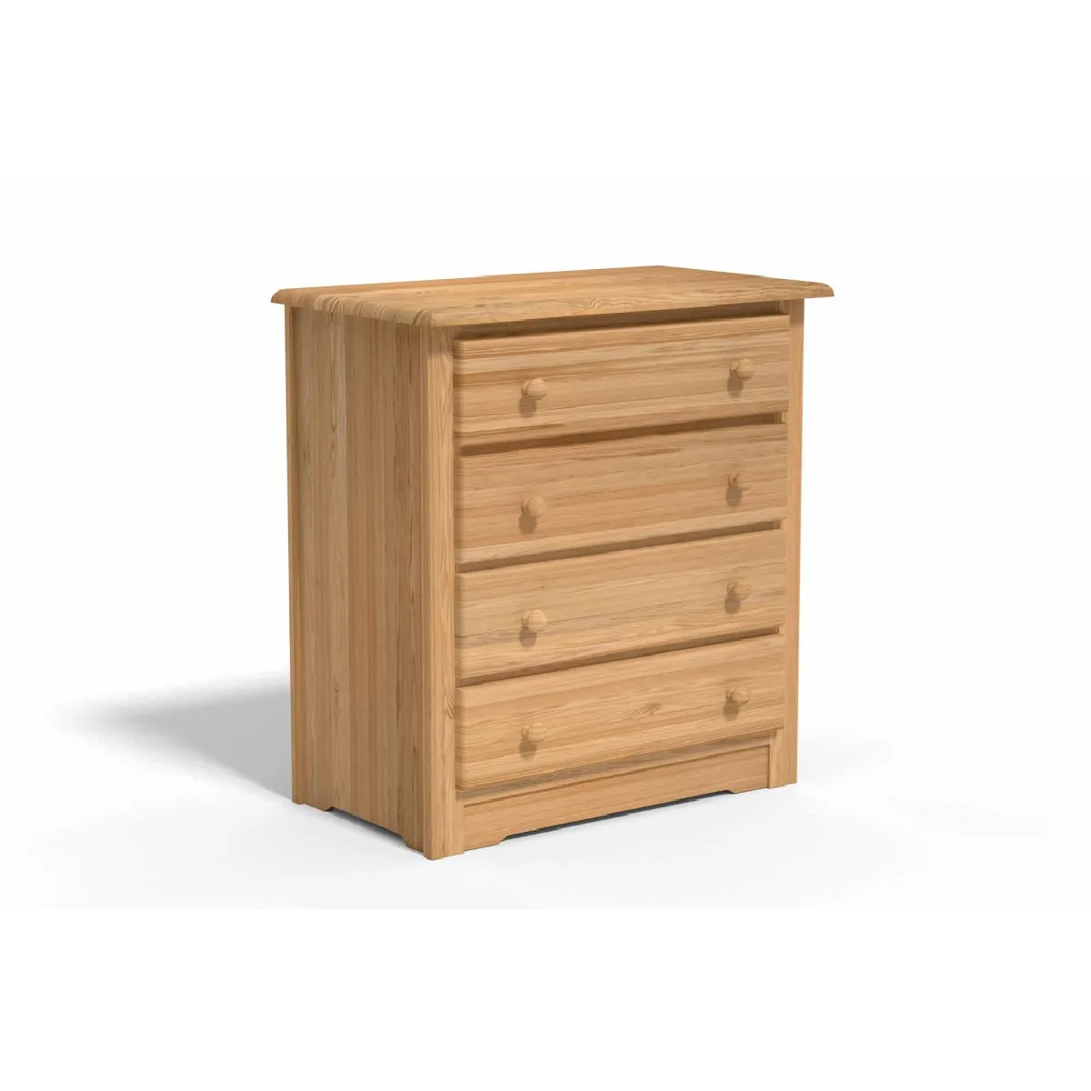 DECOPIN Commode 4 Tiroirs Fidji - Blond