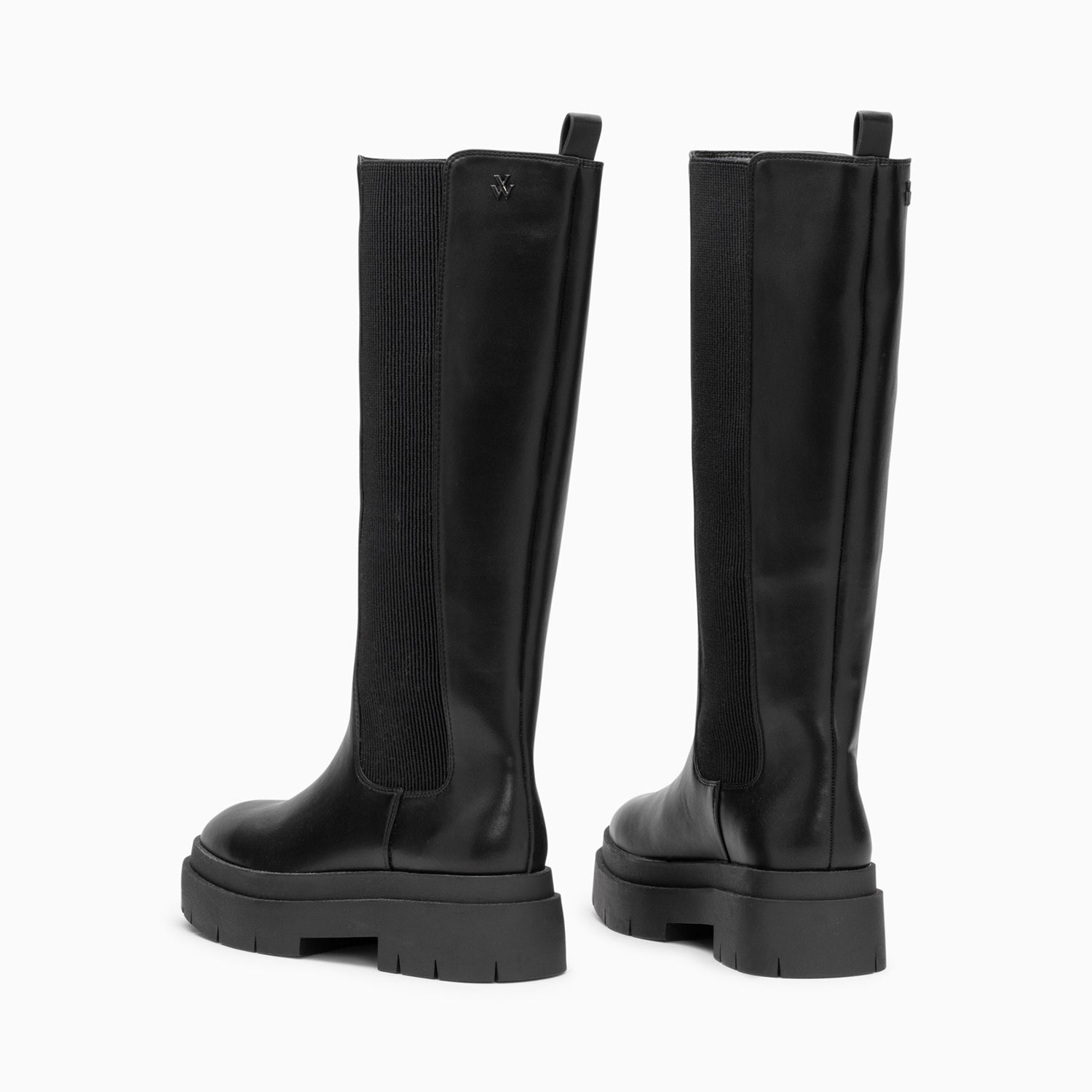 Bottes-Bottes Jessica noires à semelles crantées