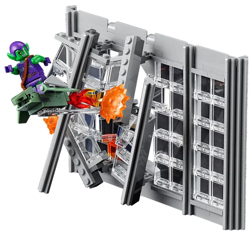 (3789-tlg. Set) Marvel Klemmbausteine Spielzeug Spider-Man Modell Bausatz (76178) Lizenziert - Daily Bugle