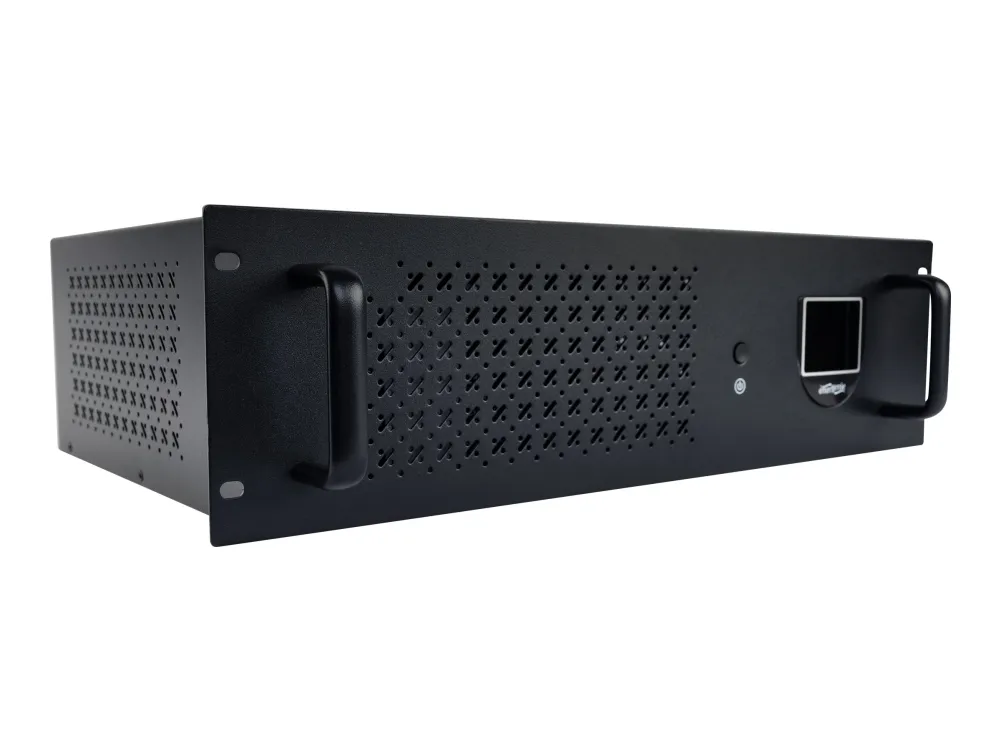 EnerGenie - UPS (rackversion) - AC 220 V - 1200 Watt - 2000 VA - 9 At - USB - output-stikforbindelser: 4 - 3.4U