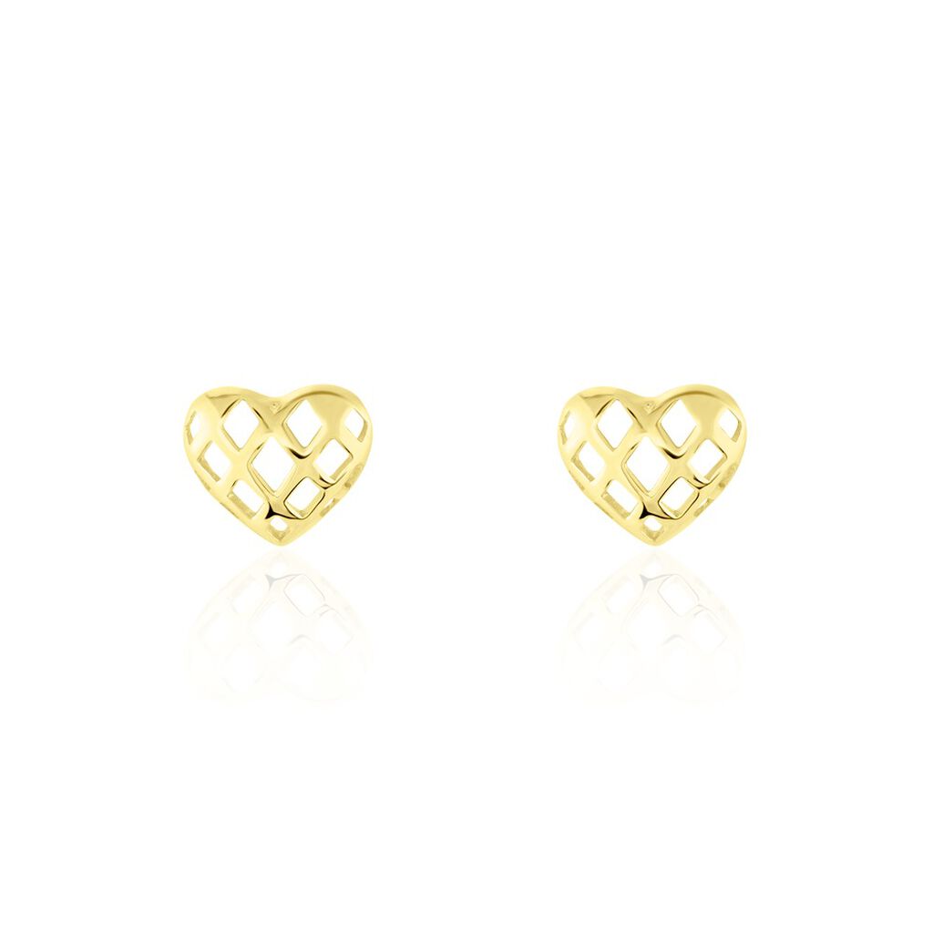 Boucles D'oreilles Puces Or Jaune Cicolluis