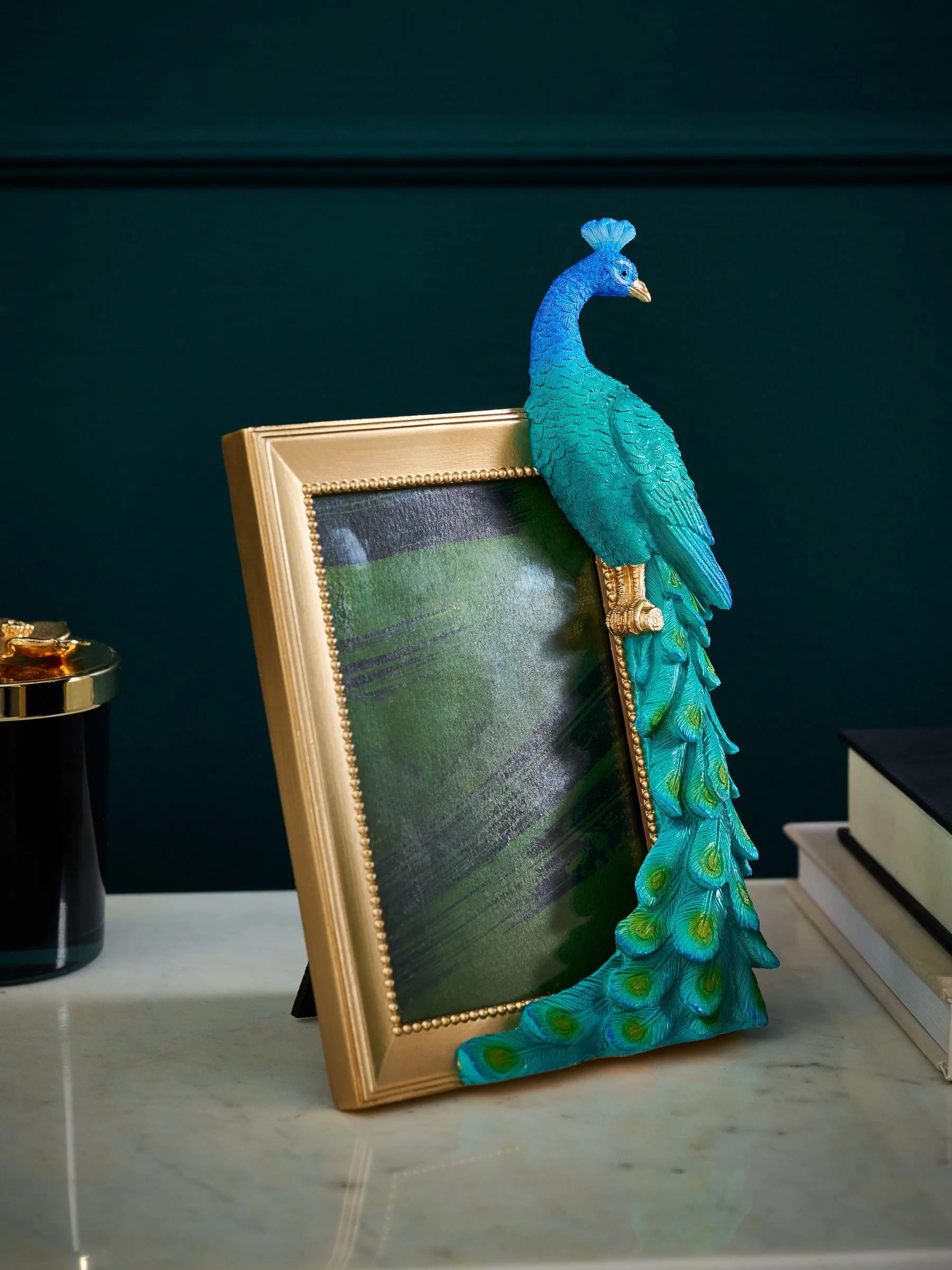 Peacock Decorative Photo Frame