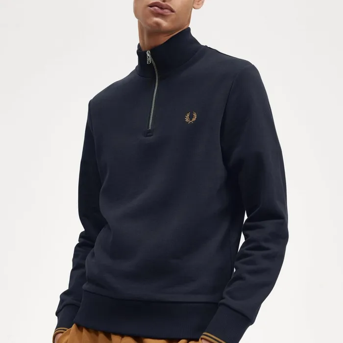 Fred Perry Half Zip Sweatshirt Heren