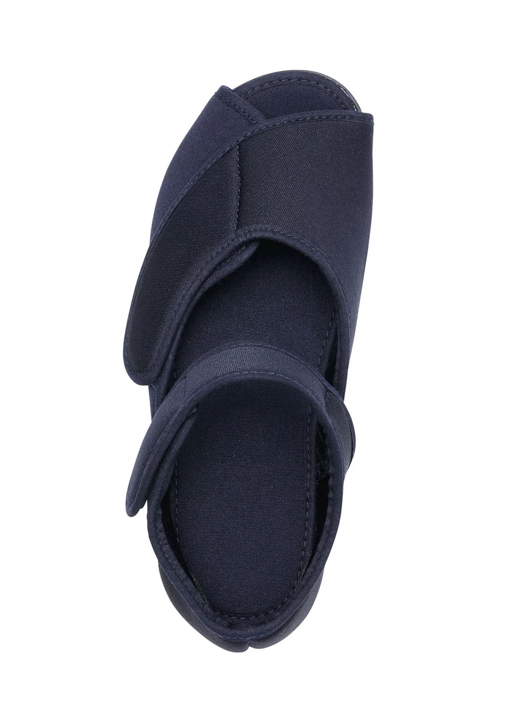 Klett-Sandale aus elastischem Textilmaterial