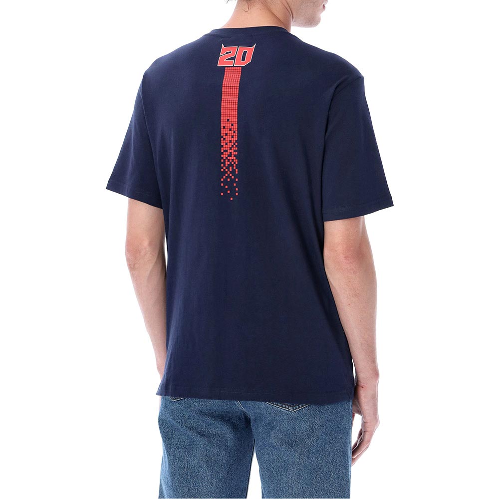 Fabio Quartararo - T-shirt FQ20 N°4 Bleu / Rouge