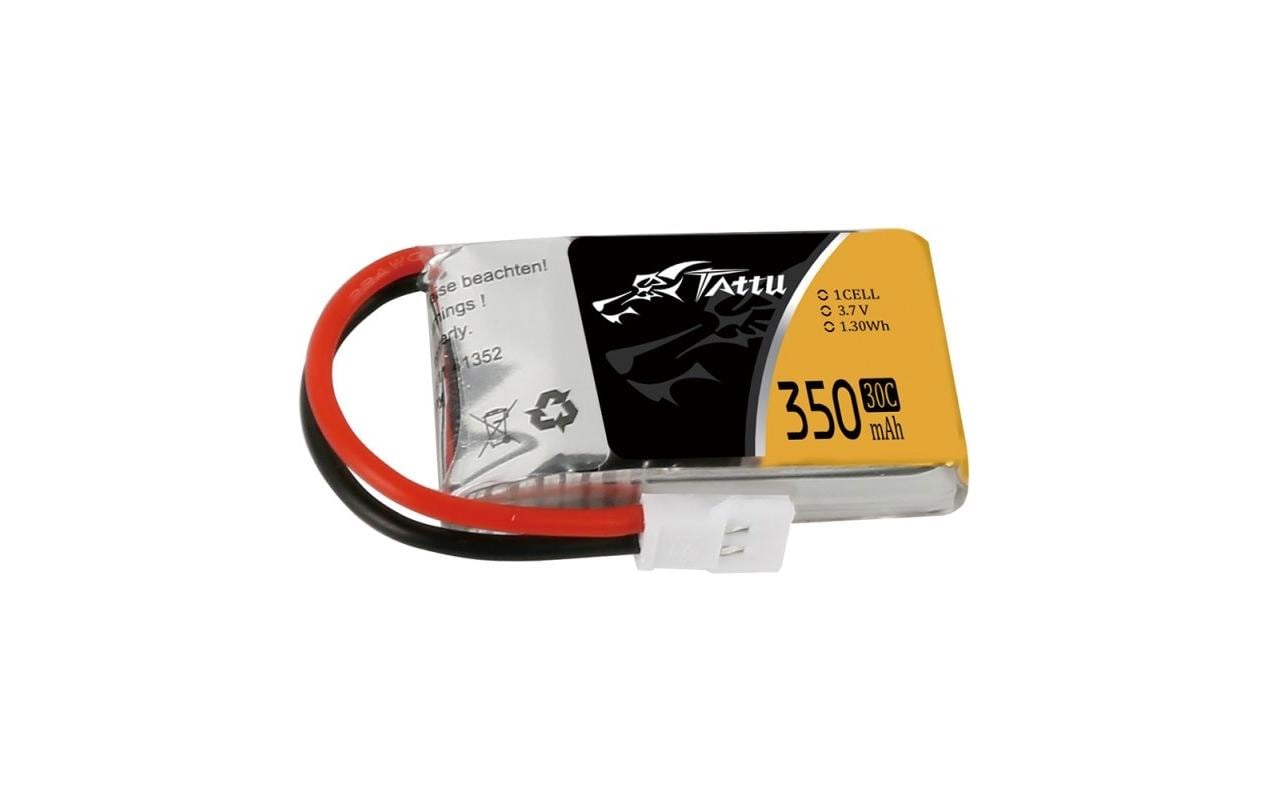 RC-Akku LiPo 350 mAh 3.7 V 30C1S LiPo Akku für Multikopter mit Molex Stecker