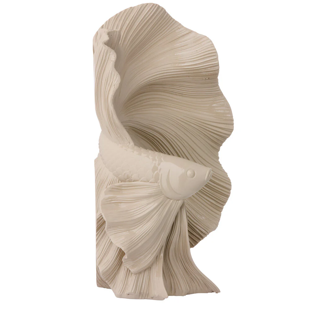 Margit Brandt  Slørhale dekoration/bogstøtte, sand - H25,5cm