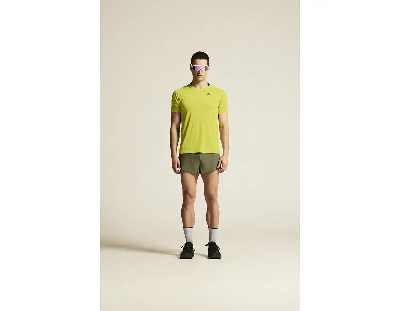 Craft Pro Hypervent 2 Hardloopshirt Korte Mouwen Pear Heren