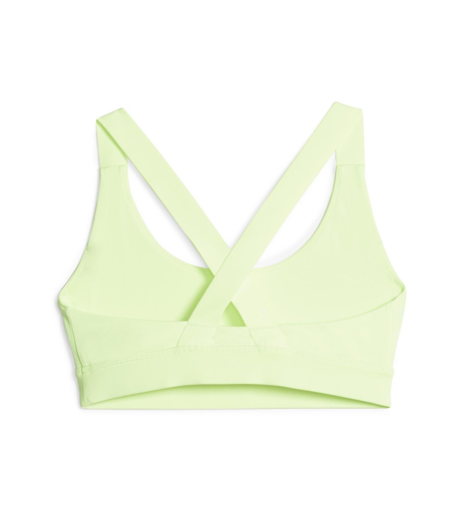 Sutiã de treino Puma Fit Mid Impact, verde
