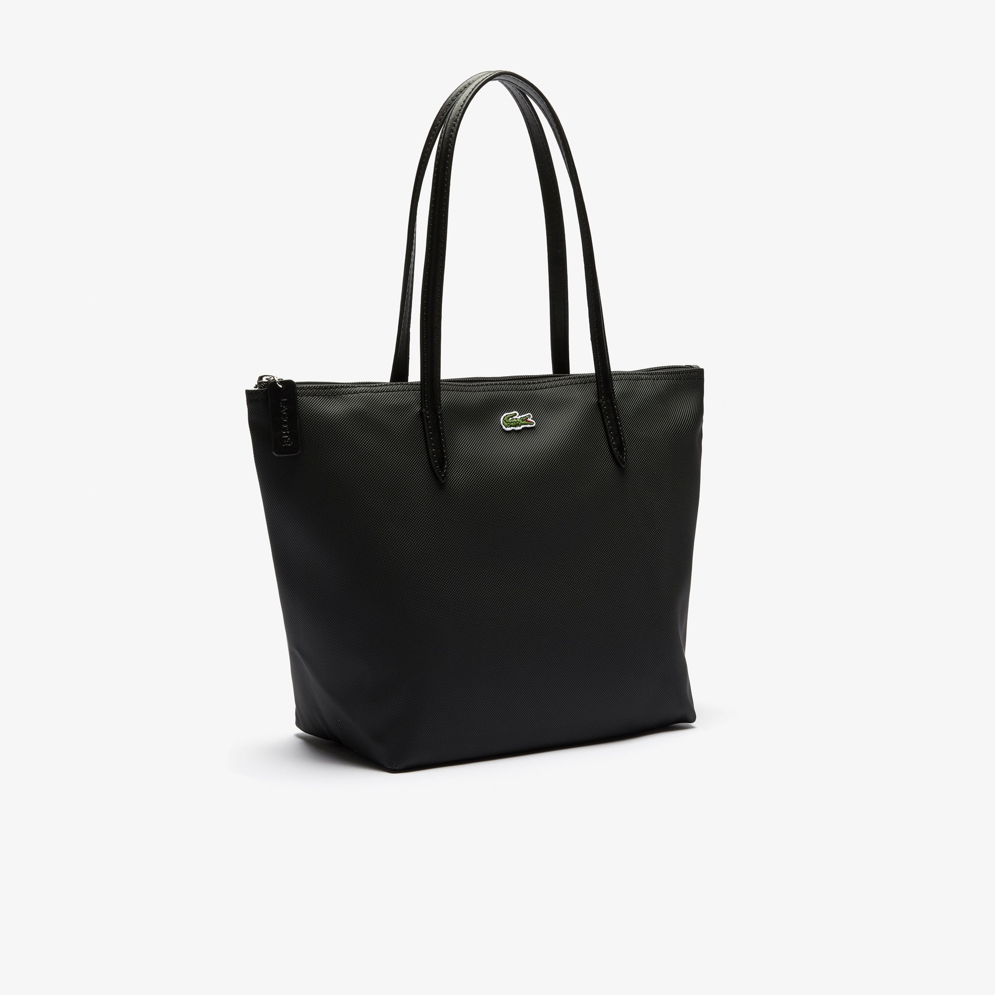 Petit sac cabas zippé L.12.12 Concept uni Sacs à main & Cabas - Noir - Lacoste - Femme
