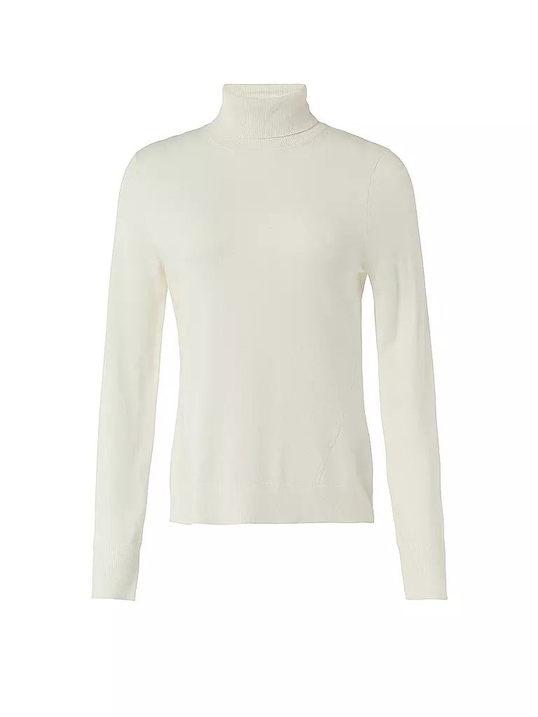 COMMA Rollkragenpullover weiss