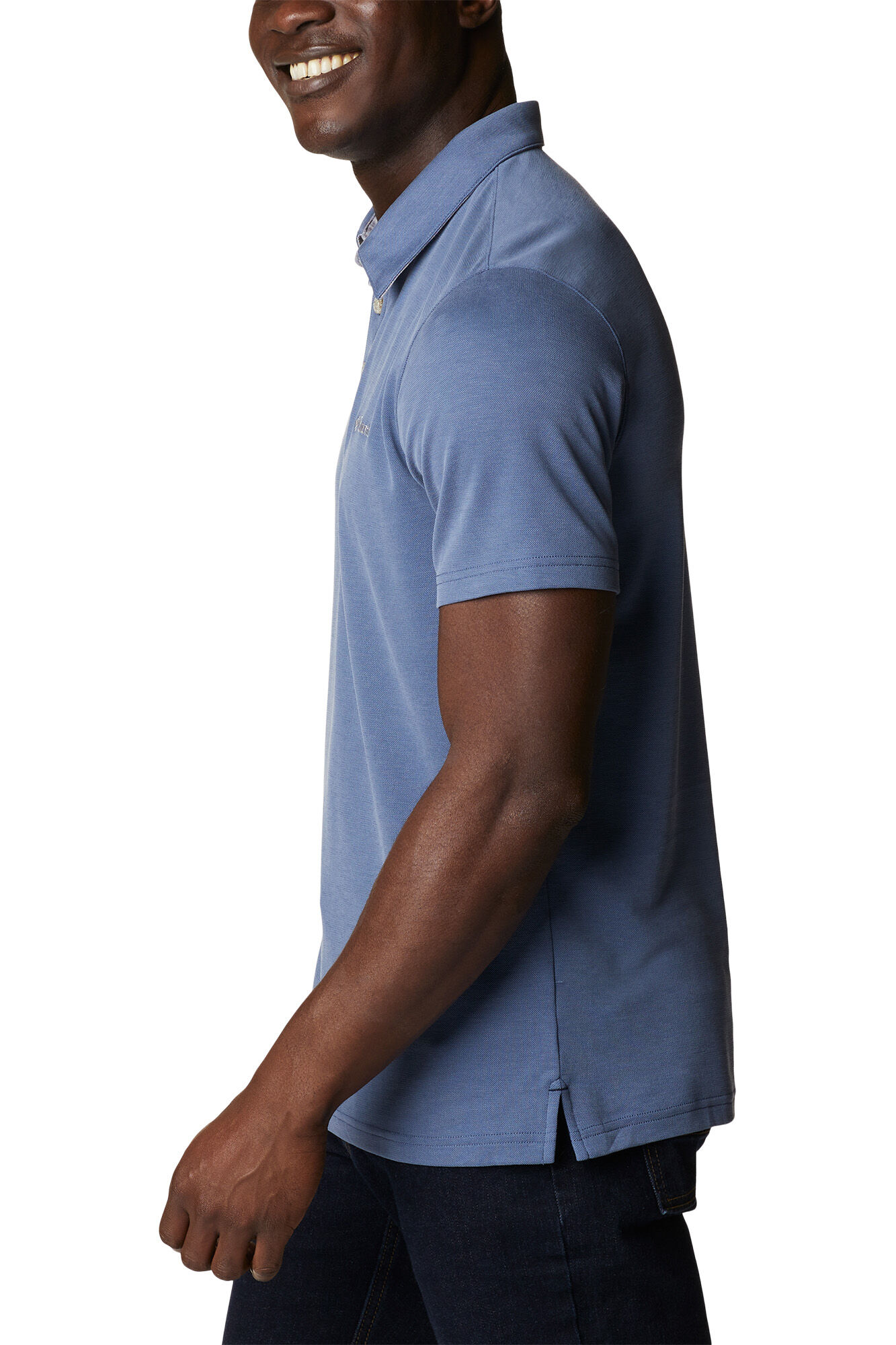 Camisa Polo Masculina Columbia Nelson Point™ - Azul