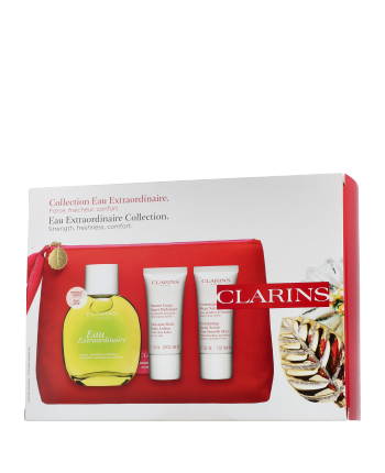 Clarins Eau Extraordinaire Set mit Eau des Soins Spray 100ml-30ml-30ml