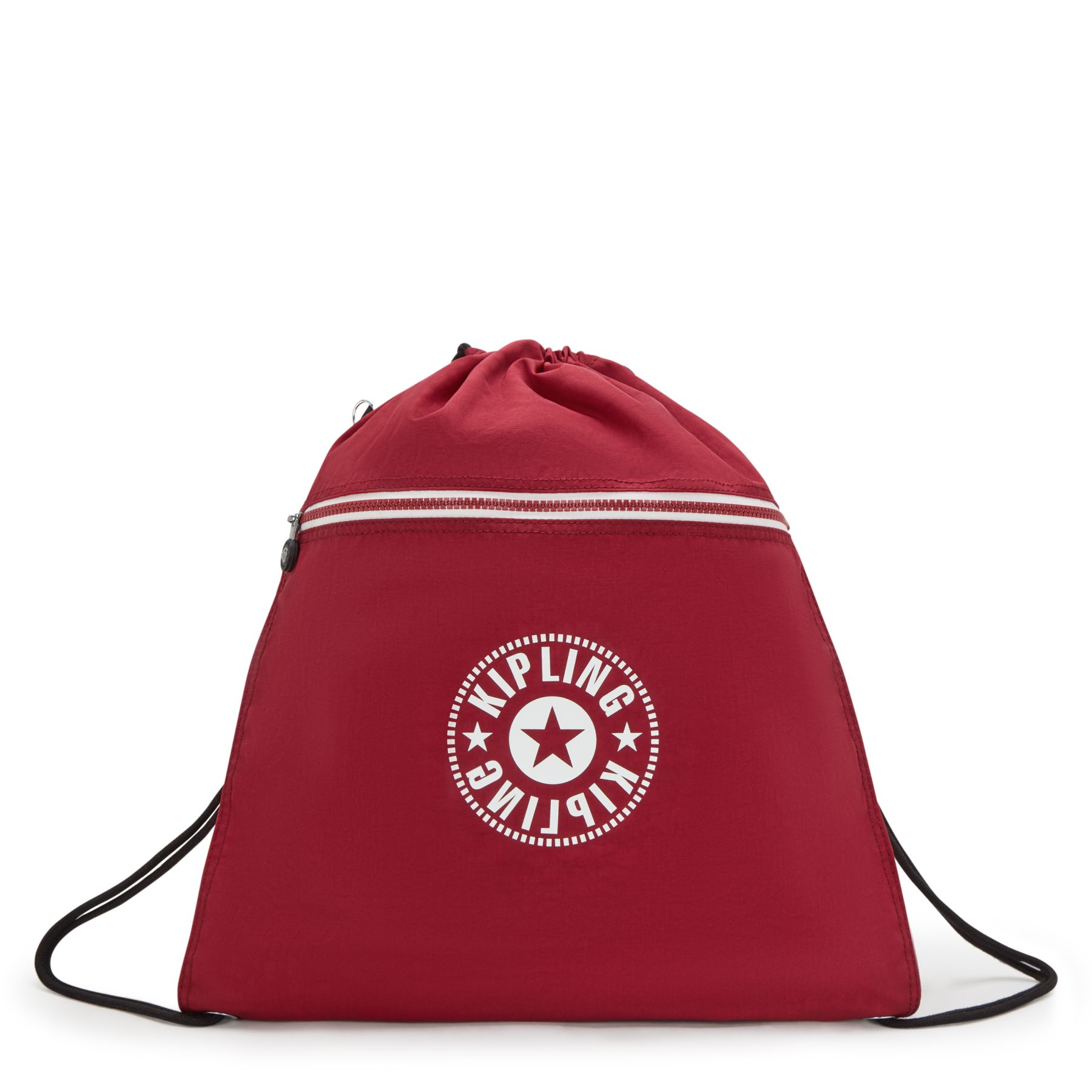 SUPERTABOO Sac Moyen avec Cordon de Serrage et Poche Frontale - Funky Red Combo