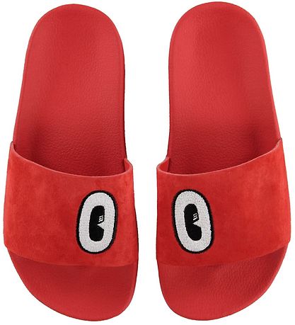 adidas Originals Bådesandaler - Adilette - Active Rød m. Øjne