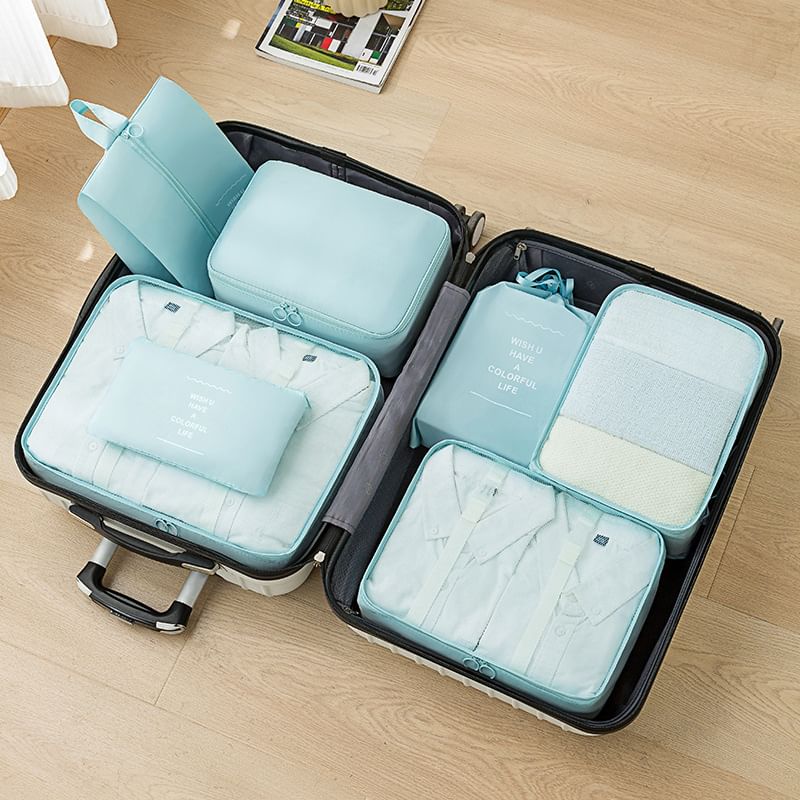 Masae - Set van 7: Reispakkubus Kledingorganizer (Verschillende ontwerpen)