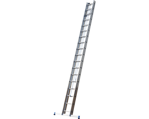 WERNER Aluminium kabelladder, 2-delig, 2 x 18 sporten, werkhoogte 8,7 m