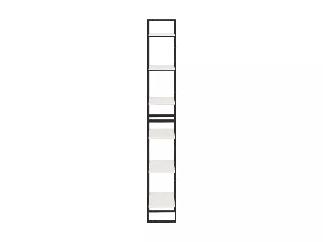 Armoire haute Blanc 40x30x210 cm Bois de pin solide