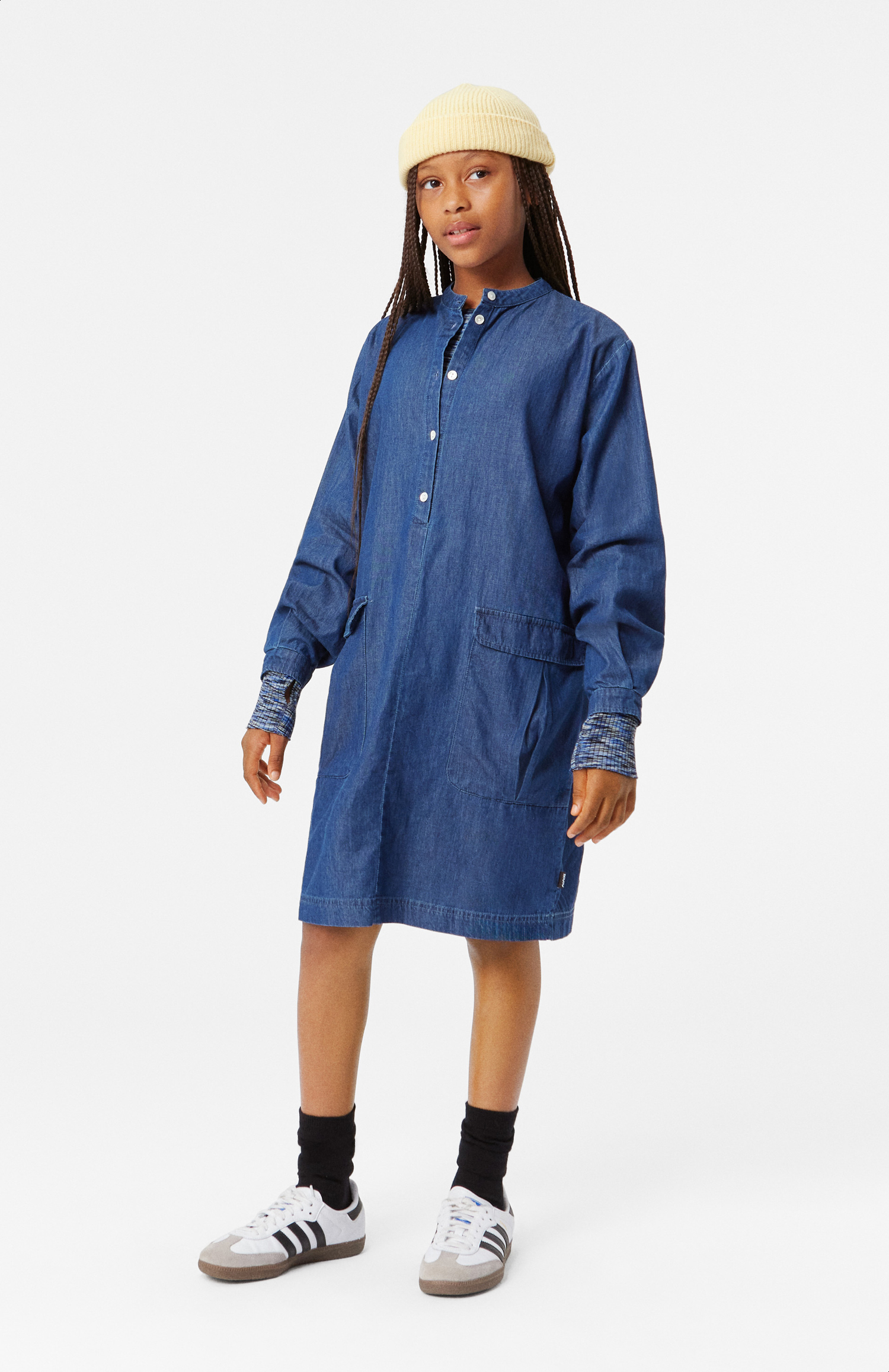 Caela - Mid Blue Wash