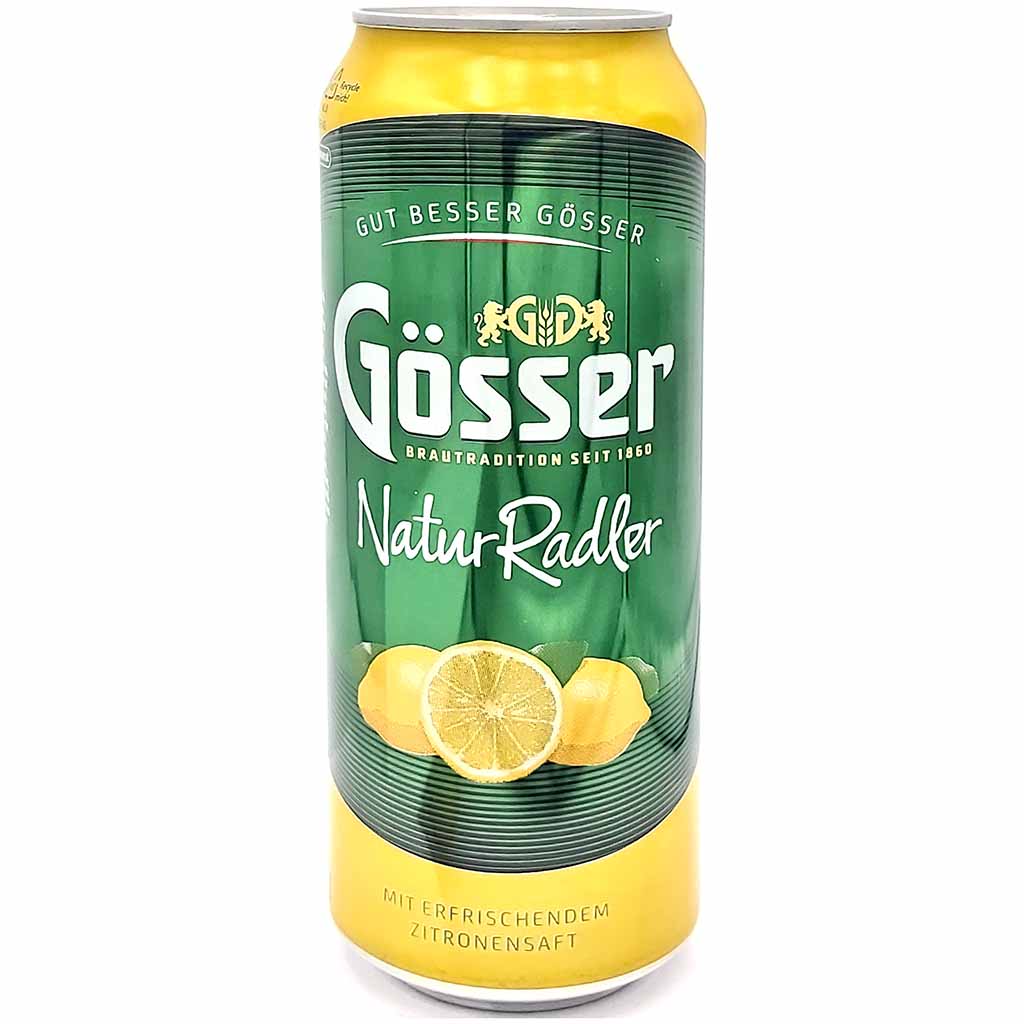 Gösser Natur Radler 2% Alc. DOSE 24x0,5L=12L MHD:30.8.25