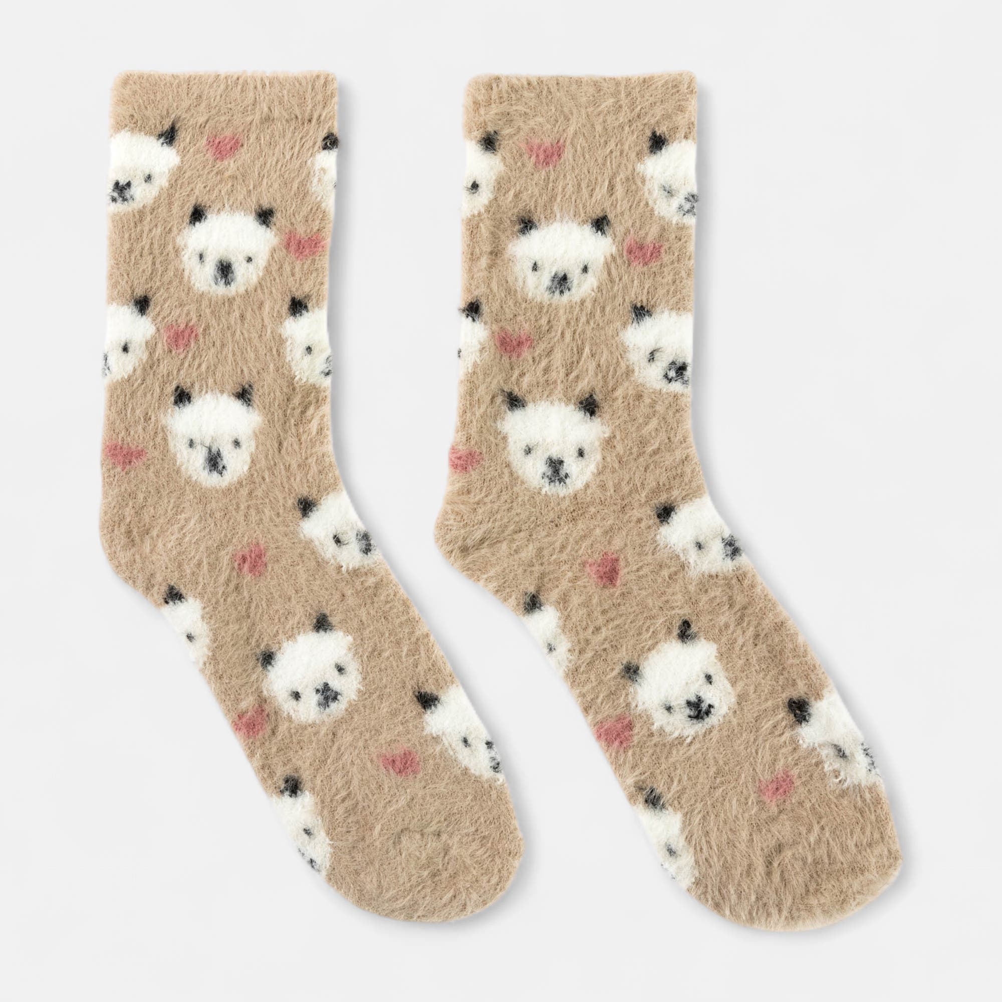 Chaussettes Femme beige