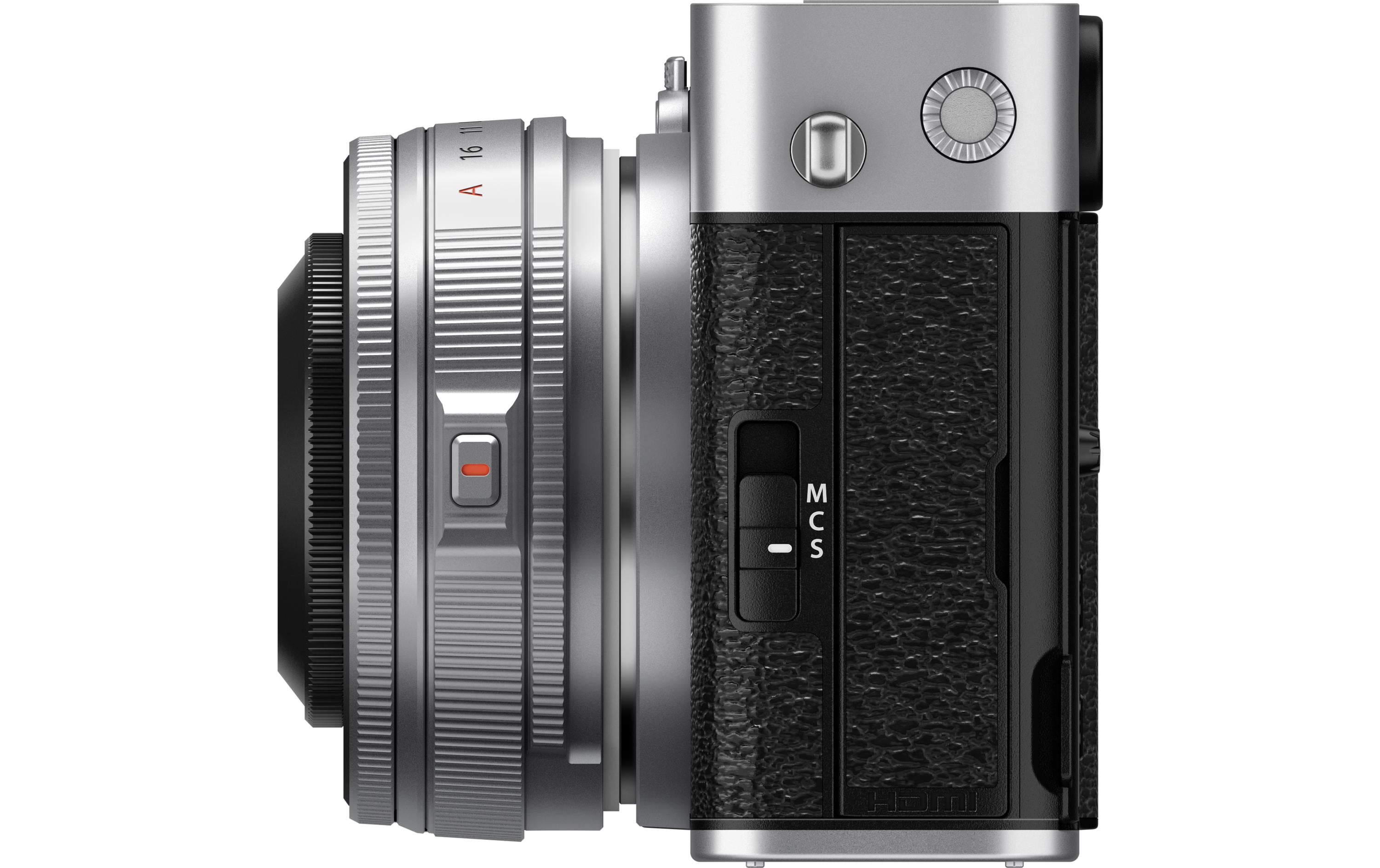 X-E5 XF 23mm F/2.8 Kit Silber<br>Spiegellose Digitalkamera mit einem leichten, kompakten Gehäuse mit Objektiv