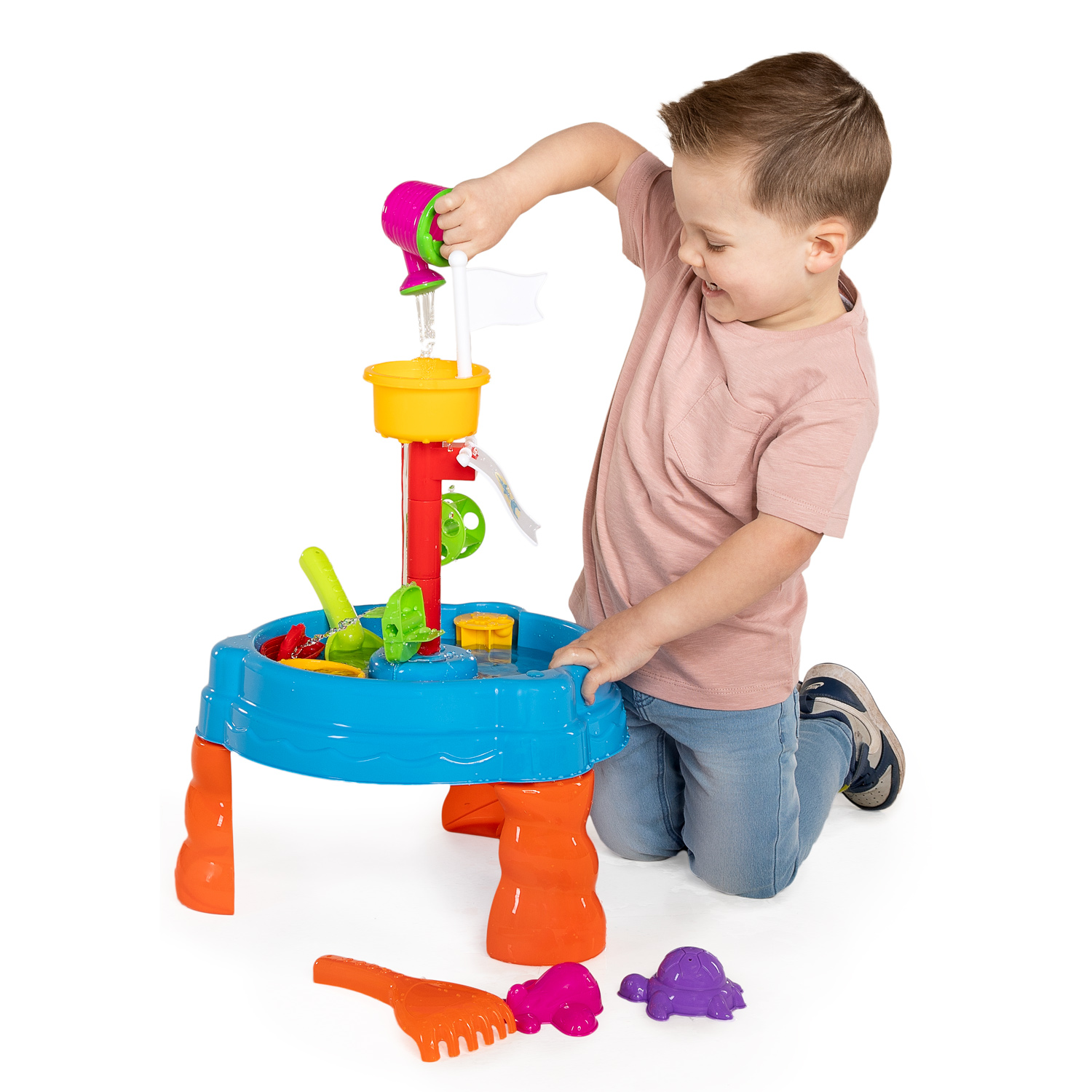 Zand- en Watertafel met Toren, 20dlg.