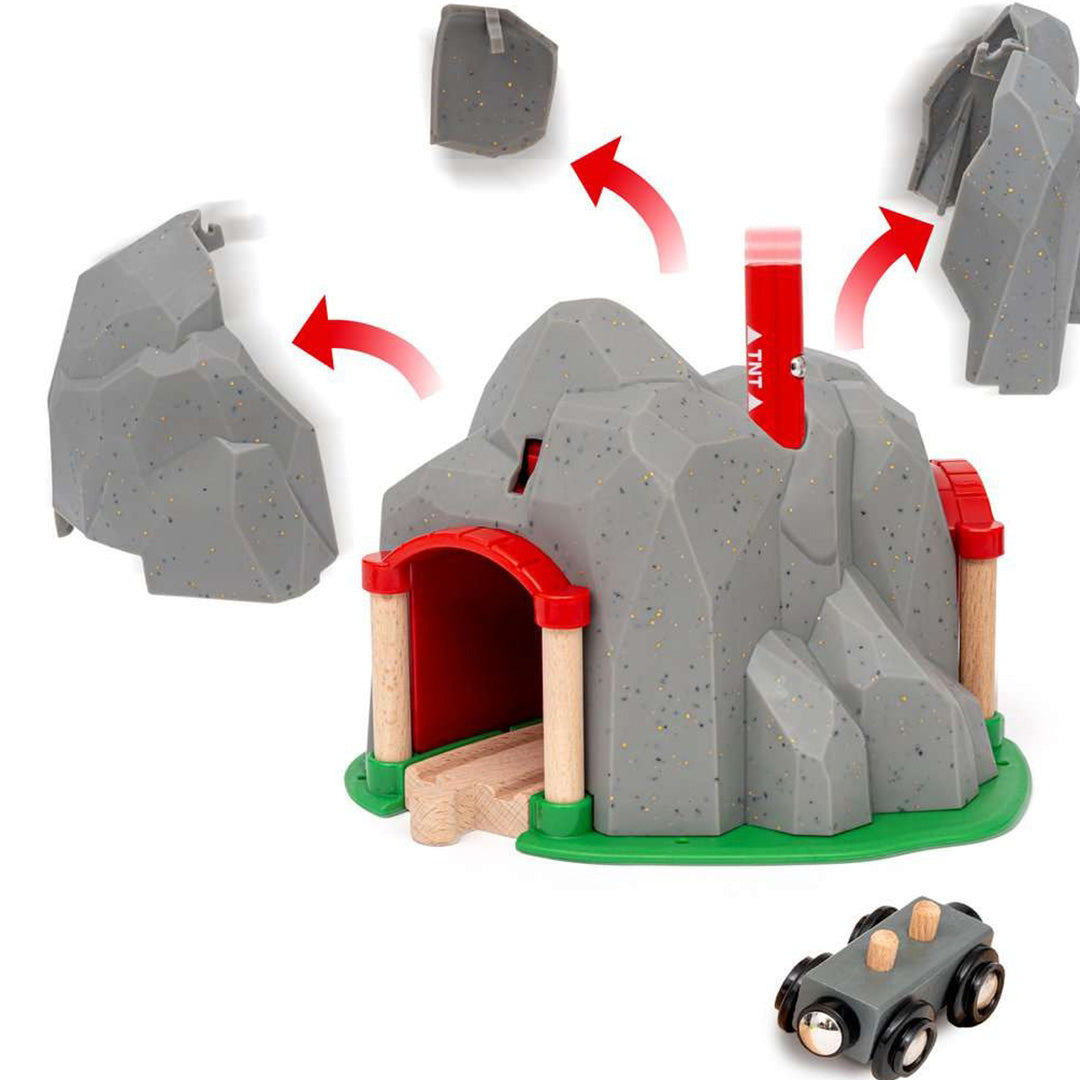brio ontploffende tunnel