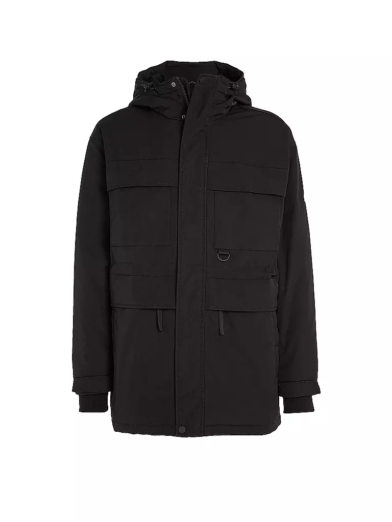TOMMY JEANS Parka schwarz