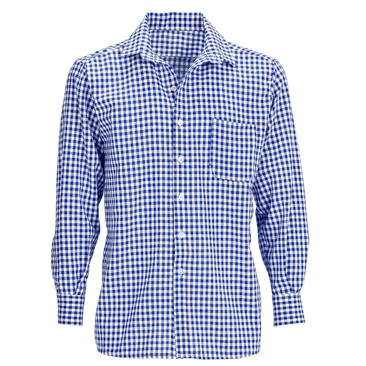 Oktoberfest Shirt Blauw Wit Heren