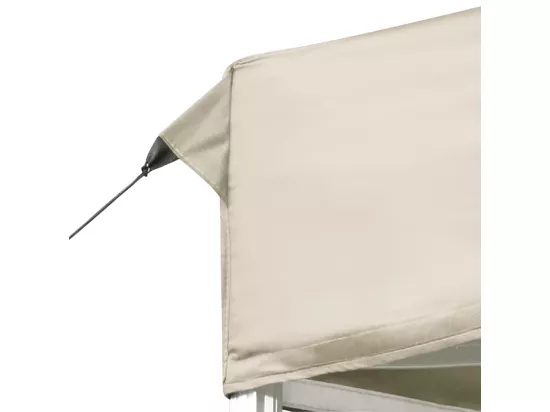 Tente de réception pliable Aluminium 6 x 3 m Crème