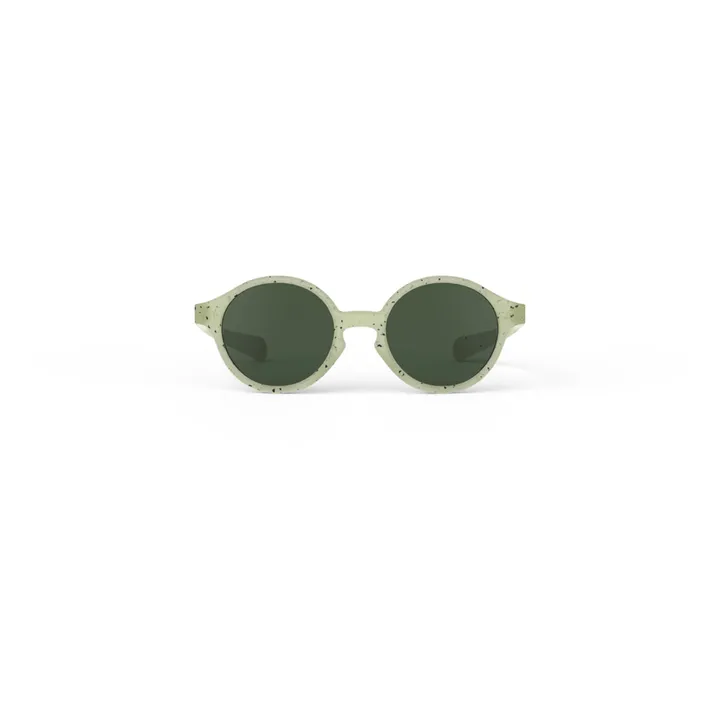 IZIPIZI Lunettes de Soleil #D Effet Moucheté Kids | Vert d'eau