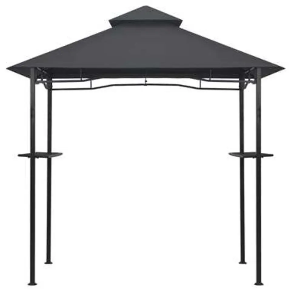 vidaXL - Barbecue Paviljoen - Antraciet - Staal