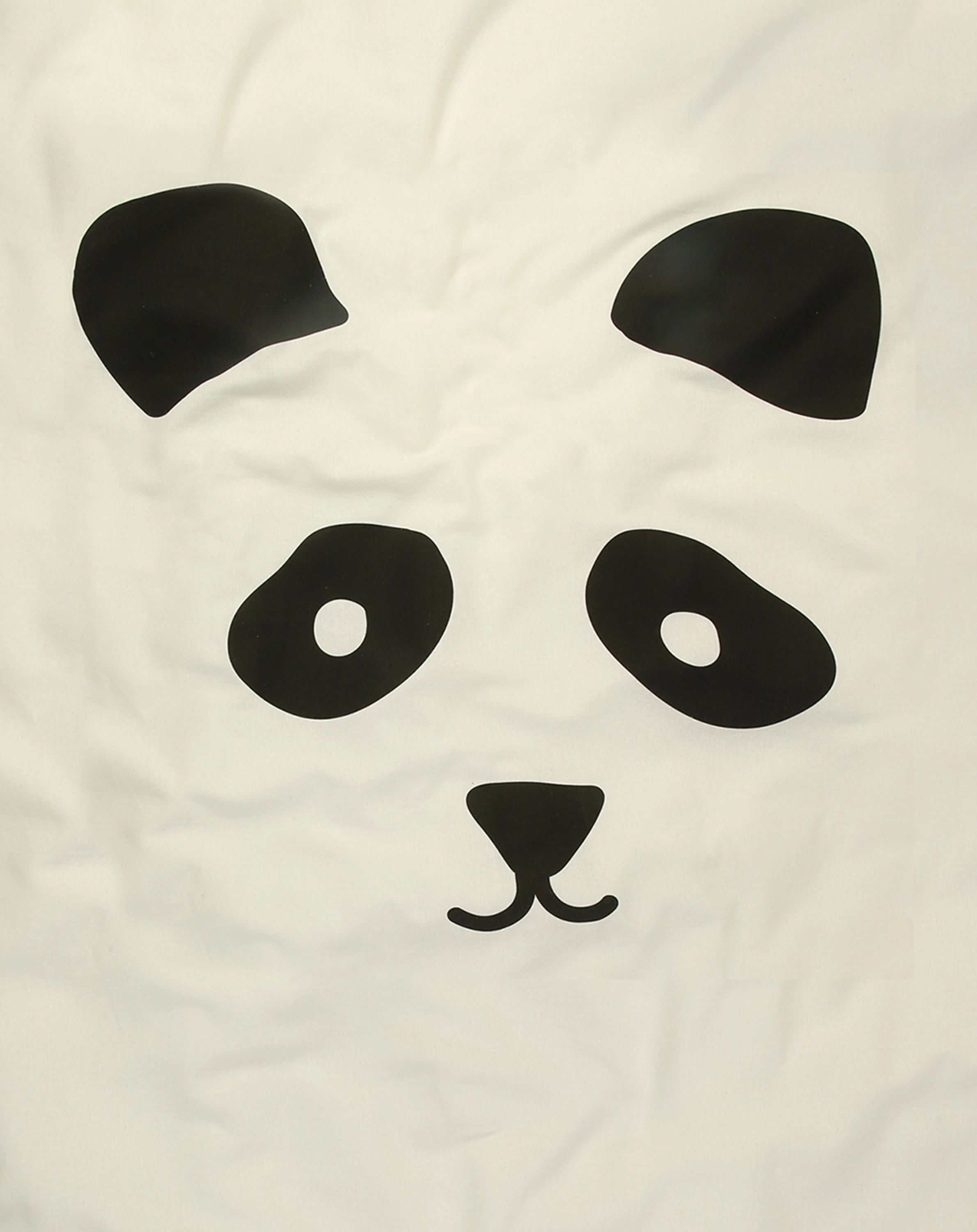 Flanell-Bettwäsche PANDA (200x135/80x80) in creme