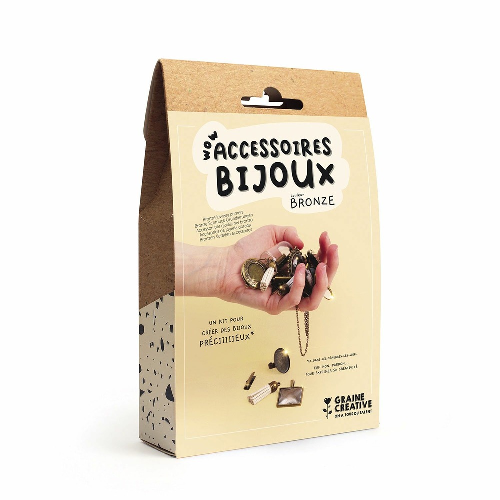 Coffret d'accessoires pour bijoux cuivrés