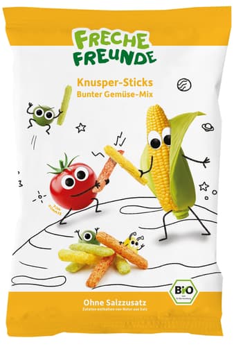 Freche Freunde Bio Knusper-Sticks Gemüse-Mix